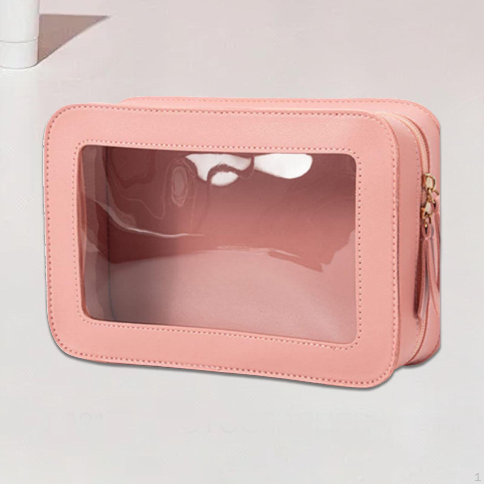 Clear and Waterproof Makeup Bag Travel Bags for Toiletries