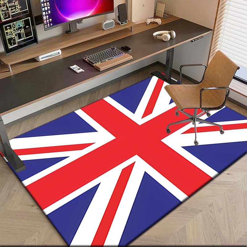 

1pc British flag Carpet Rug for Living Room Bedroom Home Sofa Decoration,Kids play Non-slip Floor Mat 40x60cm( 15x23in )