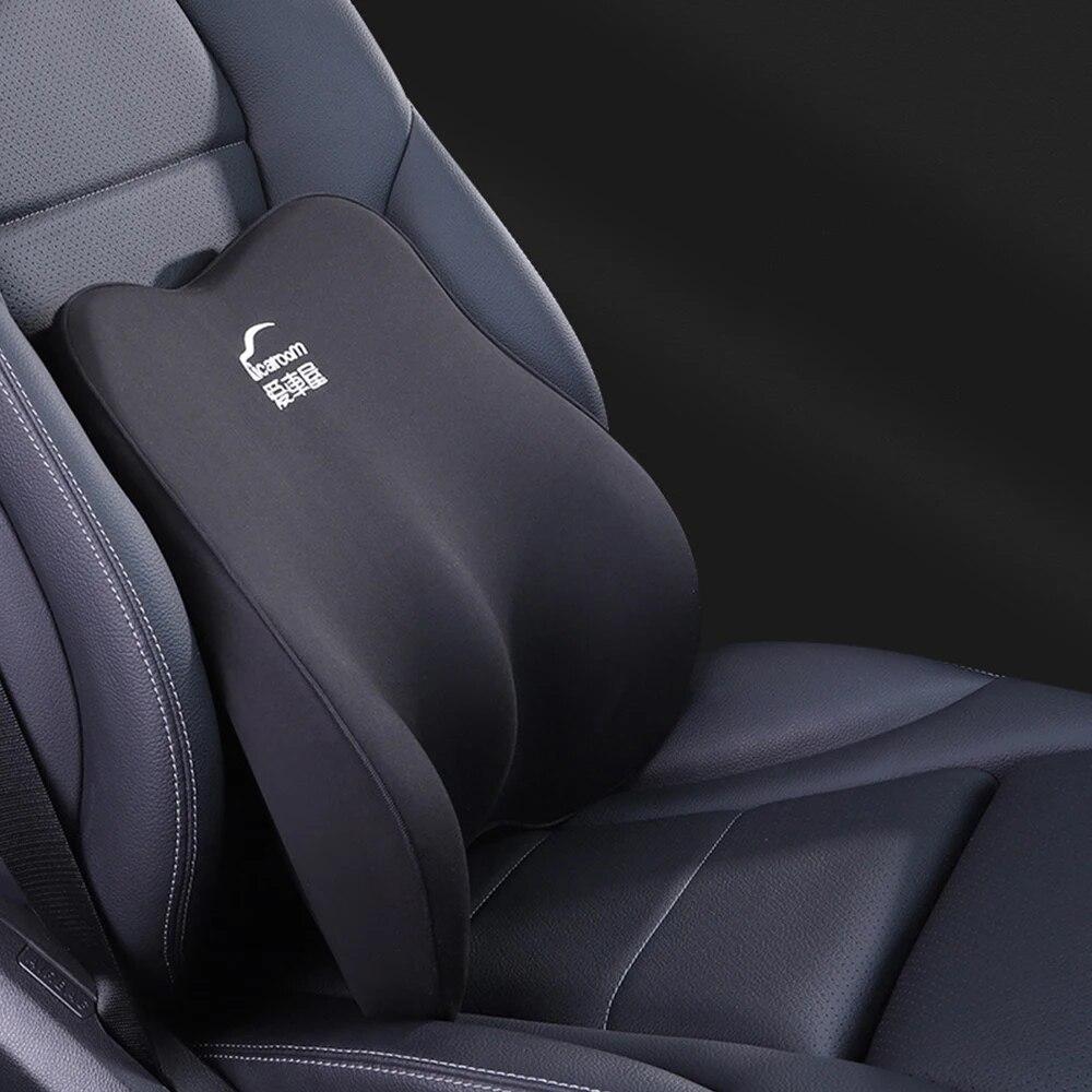 Car Seat Headrest Pillow Neck Lumbar Support Pillow For Car Travel Pillow Soft Seat Back Support Waist Pillow Car