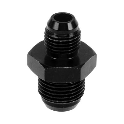 A ABSOPRO Female Flare Reducer Hose Fitting Adapter AN6 AN8 Fuel Line Connector Aluminum Black