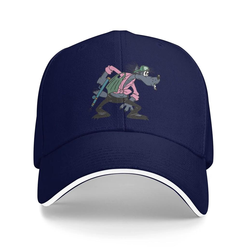 Nu Pogodi Casual Baseball Cap Cartoon Wolf Running Hippie Hip Hop Hats Summer Hot Sale Unisex Women Fitted Retro Baseball Caps