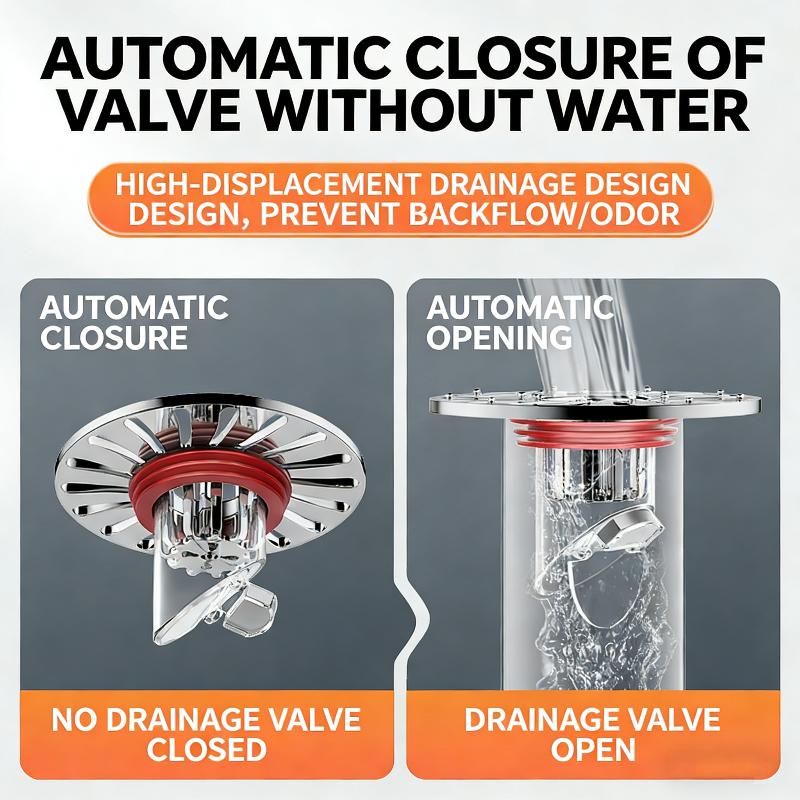 Floor Drain Core Shower Floor Strainer Cover Toilet Sewer Anti-Odor Plug Abs No Smell Bathroom Toilet Sewer Shower Drain