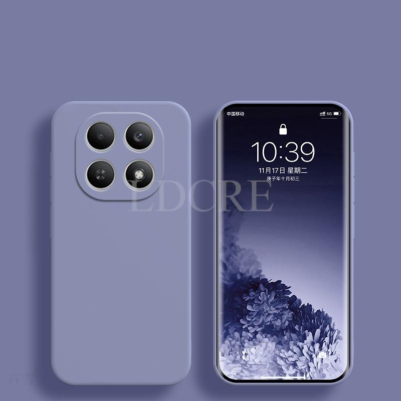 For Xiaomi Redmi Note 15 Case Liquid Silicone Cover Redmi Note 15 Case TPU Plain Rubber Phone Protector Redmi Note 15 Cover