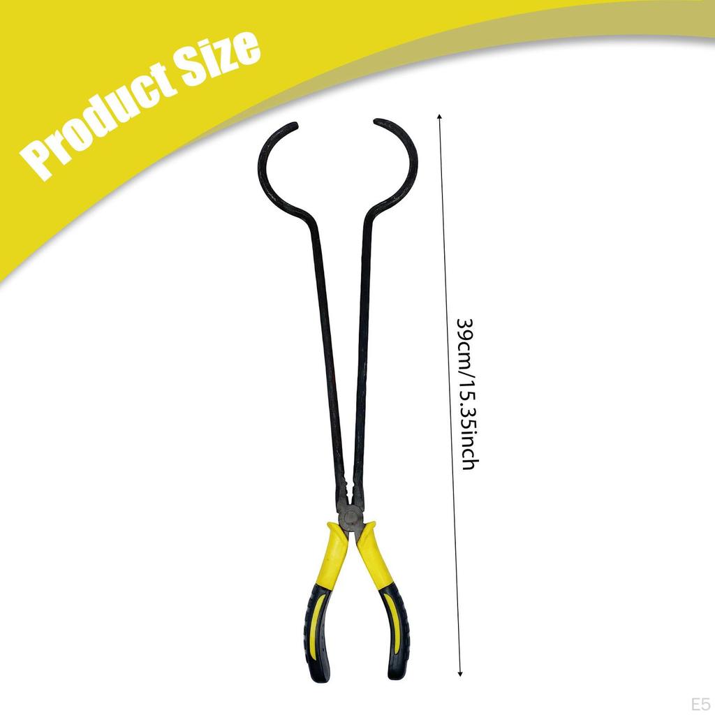 15.4inch Gold Melting Tongs for Metal Casting, Multifunctional Furnace Jewelry Making Tool