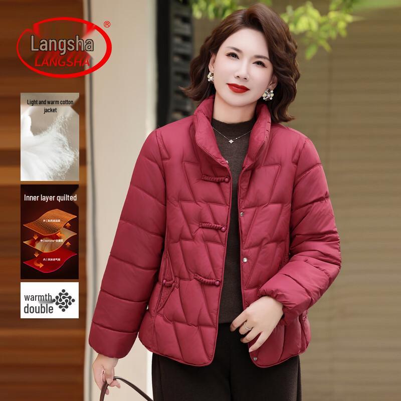 Langsha Women's Winter Padded Stand-Collar Jacket