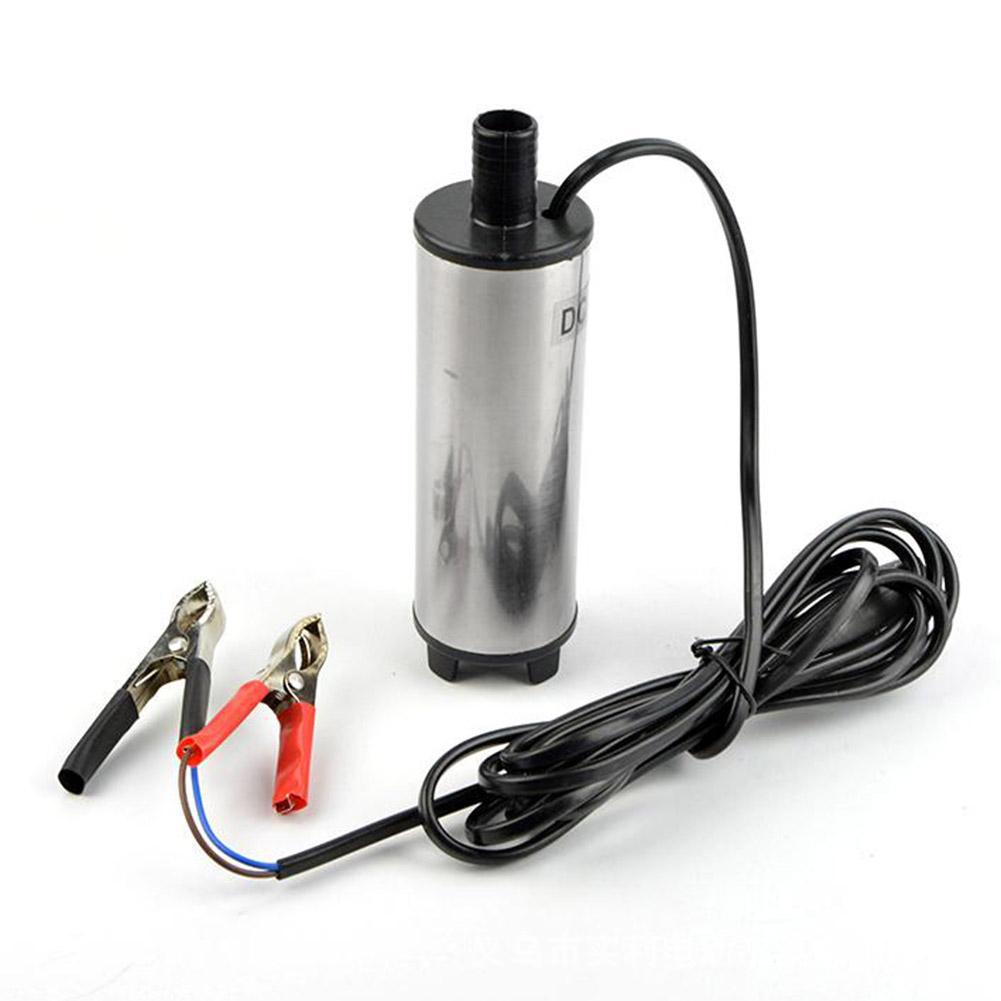 Dual Voltage Electric Oil and Water Submersible Pump - 12V/24V Diesel Transfer Pump