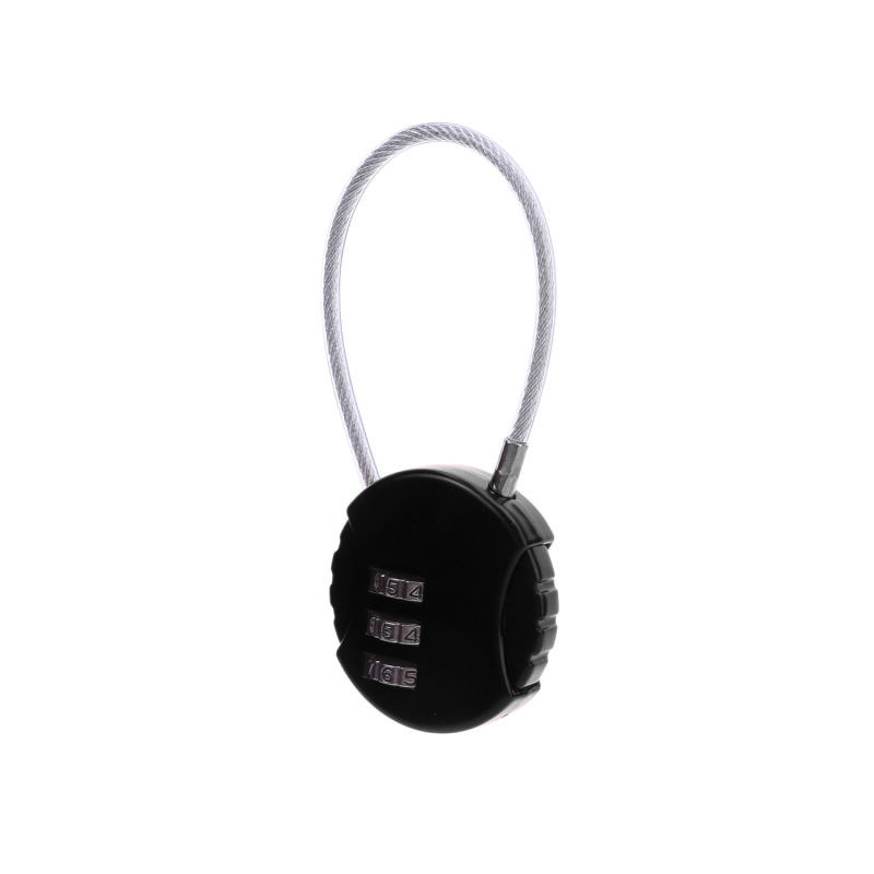 Password Lock Steel Wire Rope Password Locks Padlock Luggage Bicycle Spherical Locks Cartoon Password Padlocks