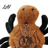 Emotional Support Plush Cuddly Insect Keychain Soft Stuffed Animal Keyring Toy Comforting