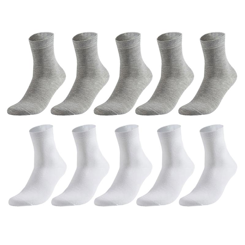 10 Paar Herrensocken Business-Herrensocken Weich Atmungsaktiv Sommer Winter für Herrensocken