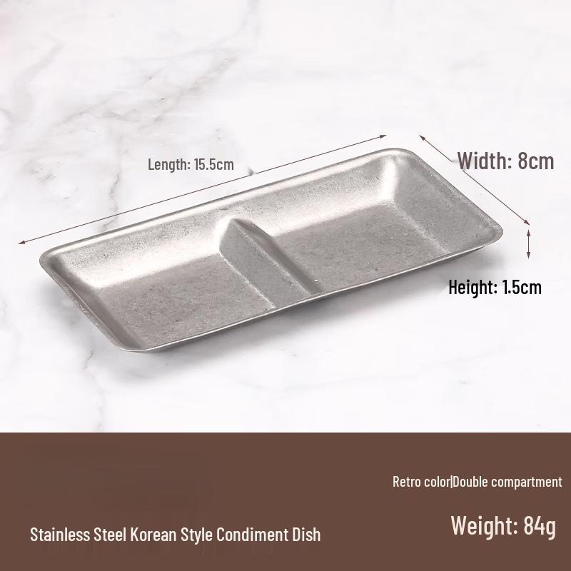 ZISIZ Korean Style Divided Dipping Plate