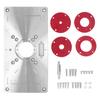 Woodworking Engraving Machine Flip Board Electric Wood Milling Router Table Insert Plate Set