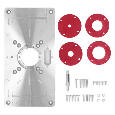 Woodworking Engraving Machine Flip Board Electric Wood Milling Router Table Insert Plate Set