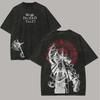 Lion's Sin of Pride Escanor Graphic T-shirt Acid Washed Oversized Anime Seven Deadly Sins Men Women Cotton Tee Female Male Clothing