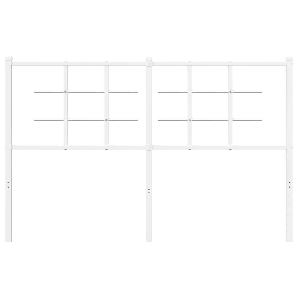 Replacement Headboard Metal White 135 Cm