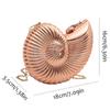 PVC Conch Bag Creative Crossbody Bag Trendy Shell Shoulder Bag  Girls