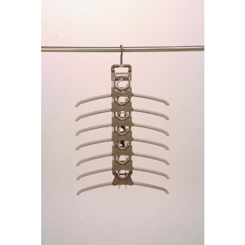 Twin Mall Laundry Drying Rack, Aluminum Stretchable 7-Row Rack, Set of 2, TA-7-2