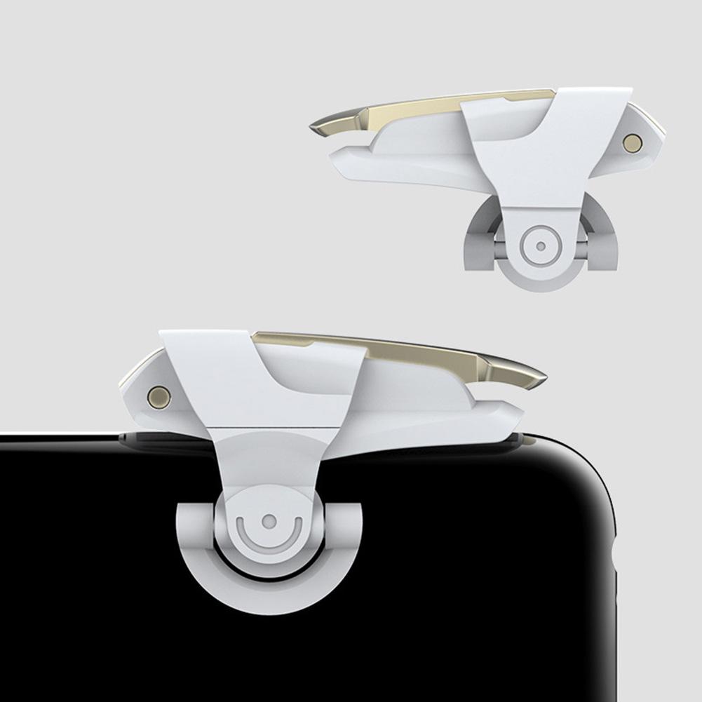 1Pair Mobile Game Triggers Stimulus Battlefield Gen 2/3 Controller Metal Shooting Buttons for Phone Gaming