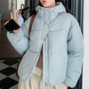Winter New Style Loose Padded Jacket Thickened Short Fashion Small Padded Jacket Stand-up Collar Bread Jacket