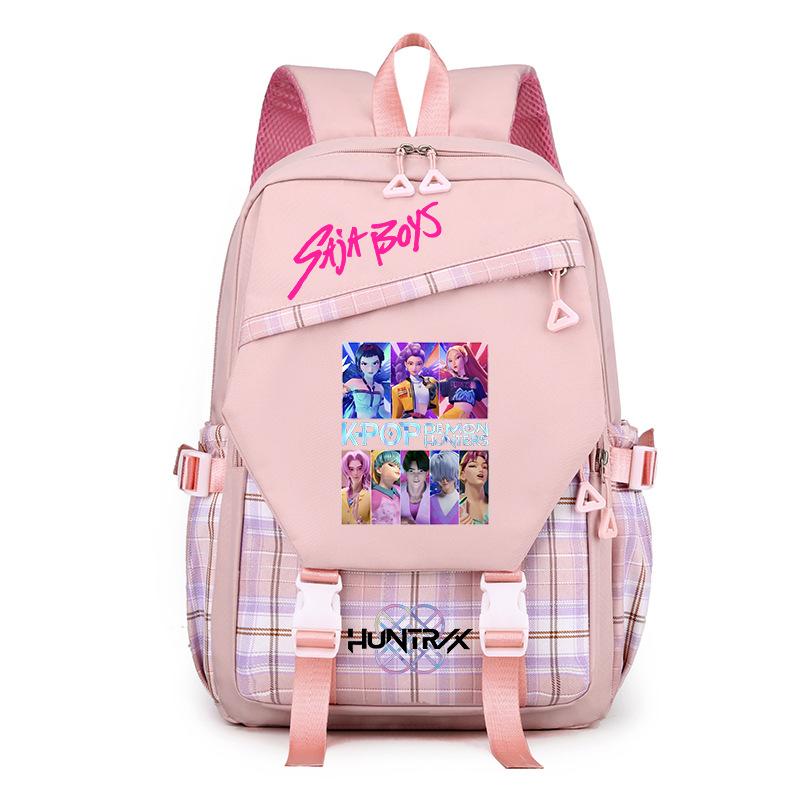 Sac à dos étudiant K-Pop Anime Dessin animé Imprimé Campus Haute Valeur Léger Décontracté