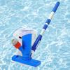 Handheld Pool Cleaner Maintenance Kit Portable Pool Skimmer Net Set Plastic Detachable for Pond Fountain Pool