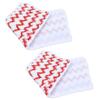 2PCS Microfiber Cleaning Mop Pad Mopping Cloth Replacement Fit for Vileda Steam XXL Steam Mops