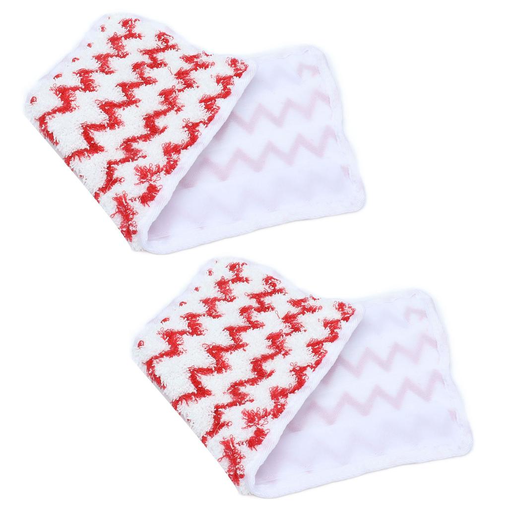 2PCS Microfiber Cleaning Mop Pad Mopping Cloth Replacement Fit for Vileda Steam XXL Steam Mops
