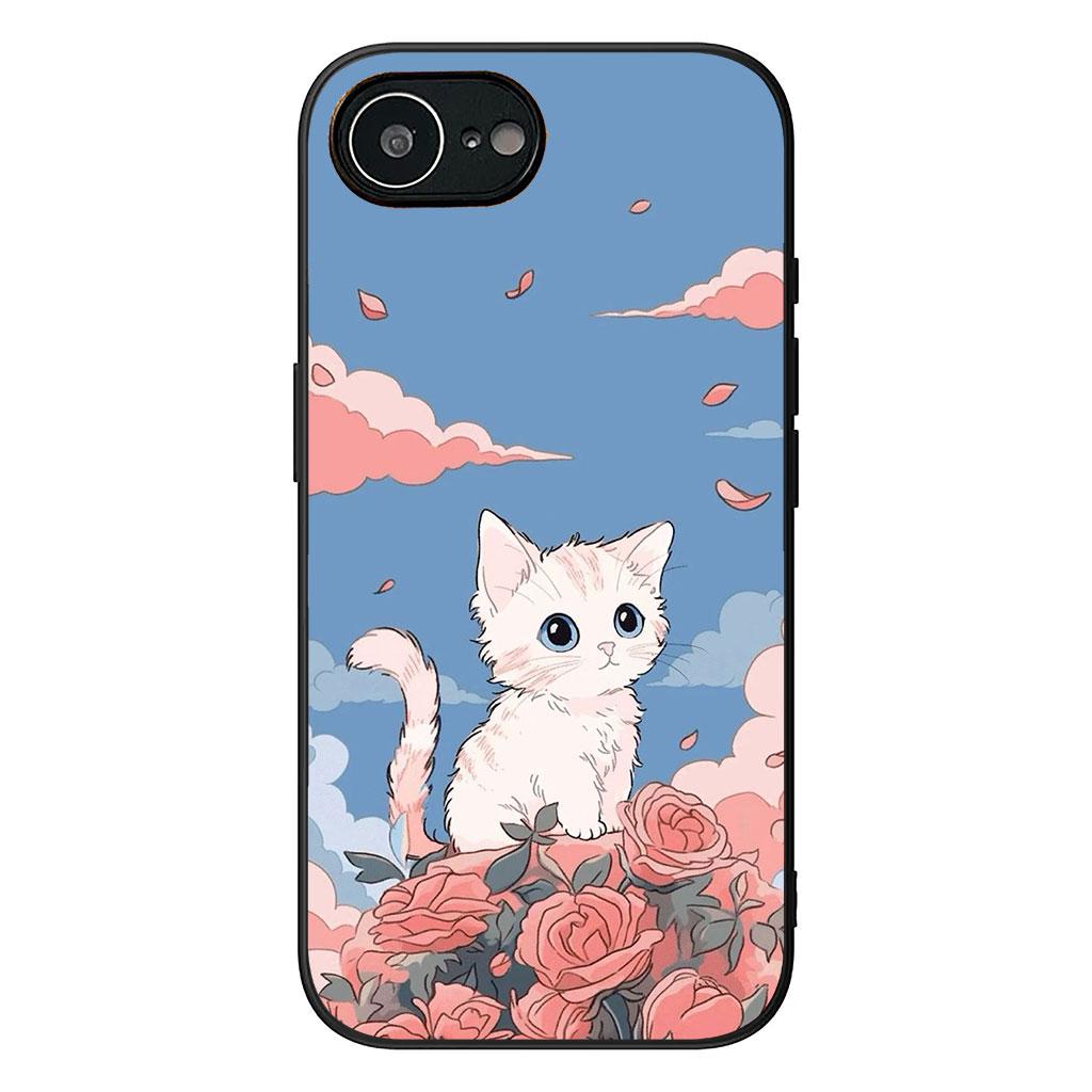 Cover for Huawei P30 P20 P10 Mate 10 20 Pro Lite Y9A Y8S P Smart Y7 Y9 Prime Y6 Casing Phone Case Cartoon Kitten Cat Meow
