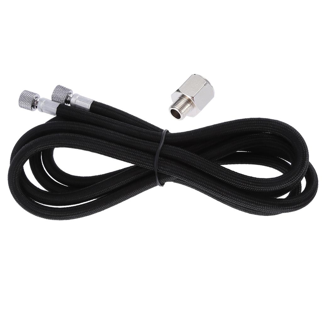 1.8M EVA Braided Airbrush Hose Air Tube 1 8 1 4 Adaptor Fitting Ends Coupling