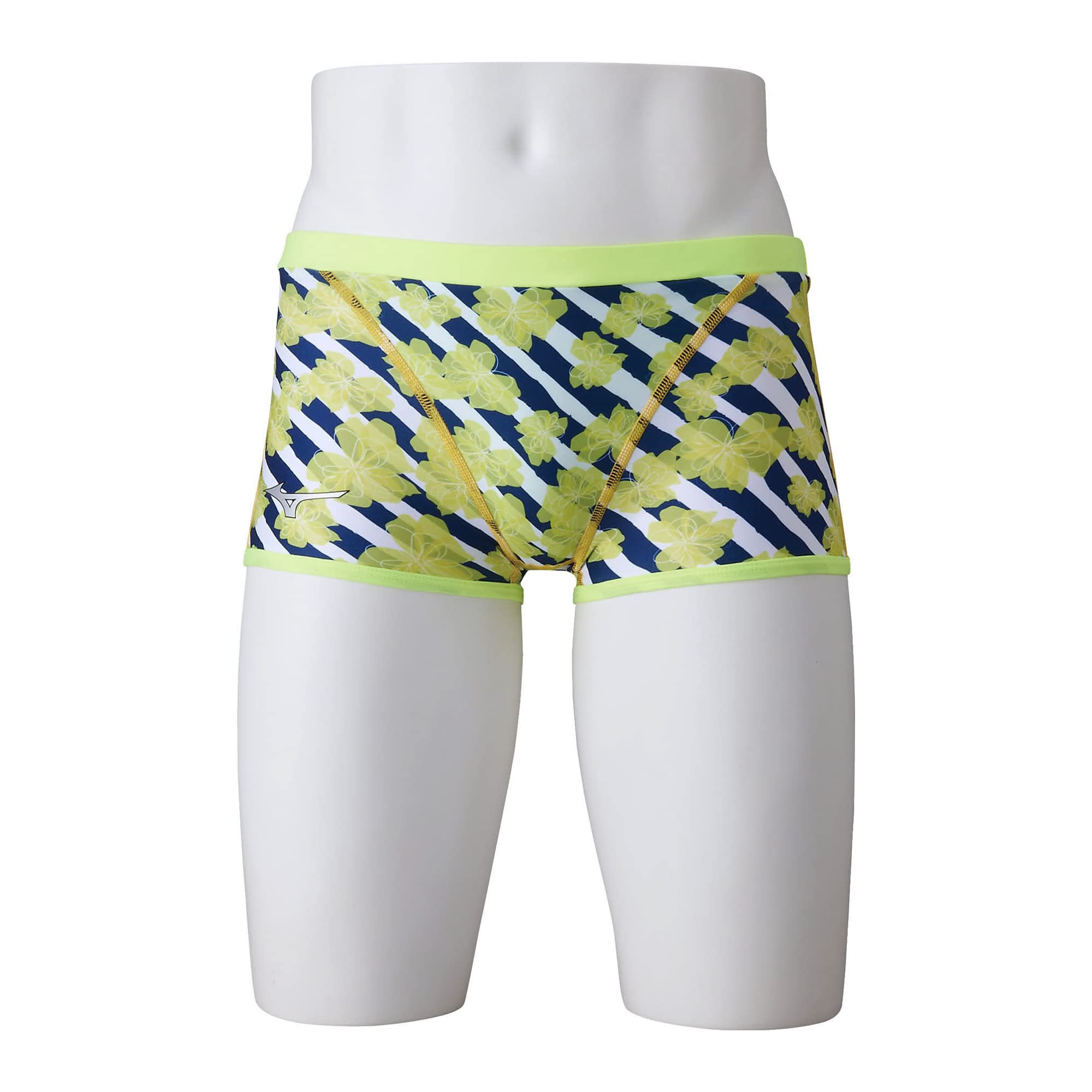

MIZUNO Exersuit Short Spats Size for Competitive and Training Swims Men s N2MBA065, XS, Yellow, 45cm,