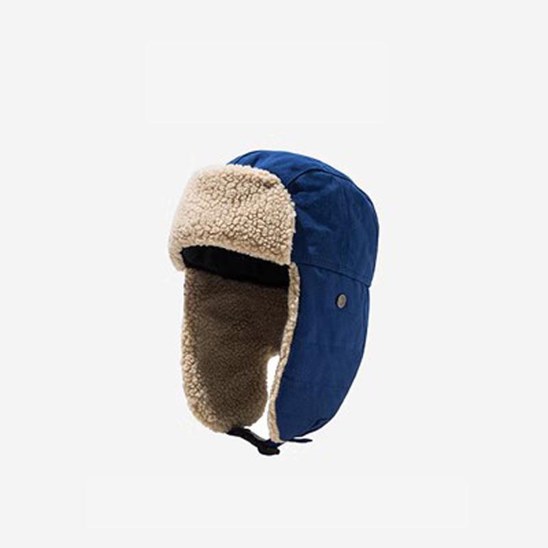 Thunderhead Cap Men's Fall and Winter Warm Cotton Cap Children's Mask Cap Plush Ear Protection Cycling Cap Europe and The United States