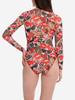 Costume da Bagno Intero Sexy con Zip Europeo & Americano - Muta da Surf a Maniche Lunghe per Donna