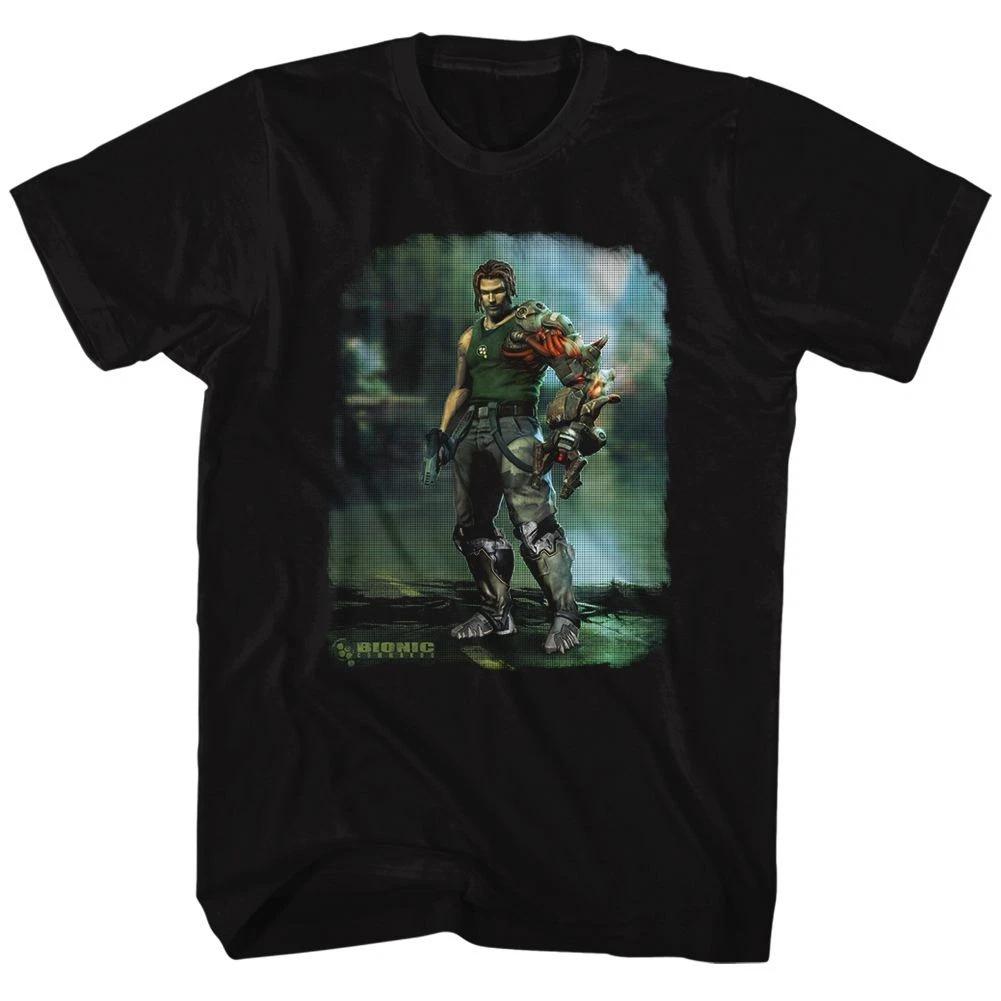Bionic Commando Damaged Road Black Gaming Children s T-shirt 160
