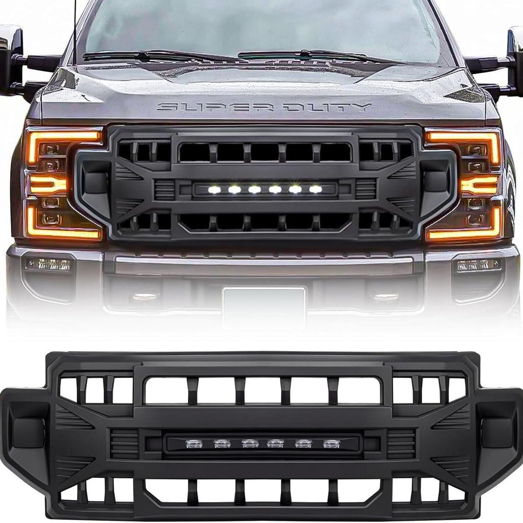 War Axe Spotlight Grille Accessories for 2020-2022 Ford F250, F350, F450
