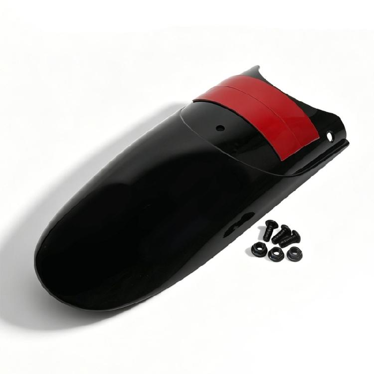 Daily Commute Front Mudguard Extender for XL883 XL1200 Motorcycles, Gloss Black ABS 30cm Cover Extension With Screw Mount and Adhesive Backing Fit