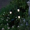 Takeda Corporation Garden Solar Light, Black, 24 x 8.5 x 70cm, Garden Accent Lamp Tree, GA-LP258