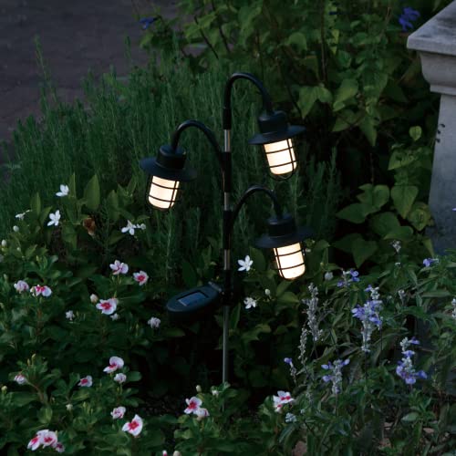 Takeda Corporation Garden Solar Light, Black, 24 x 8.5 x 70cm, Garden Accent Lamp Tree, GA-LP258