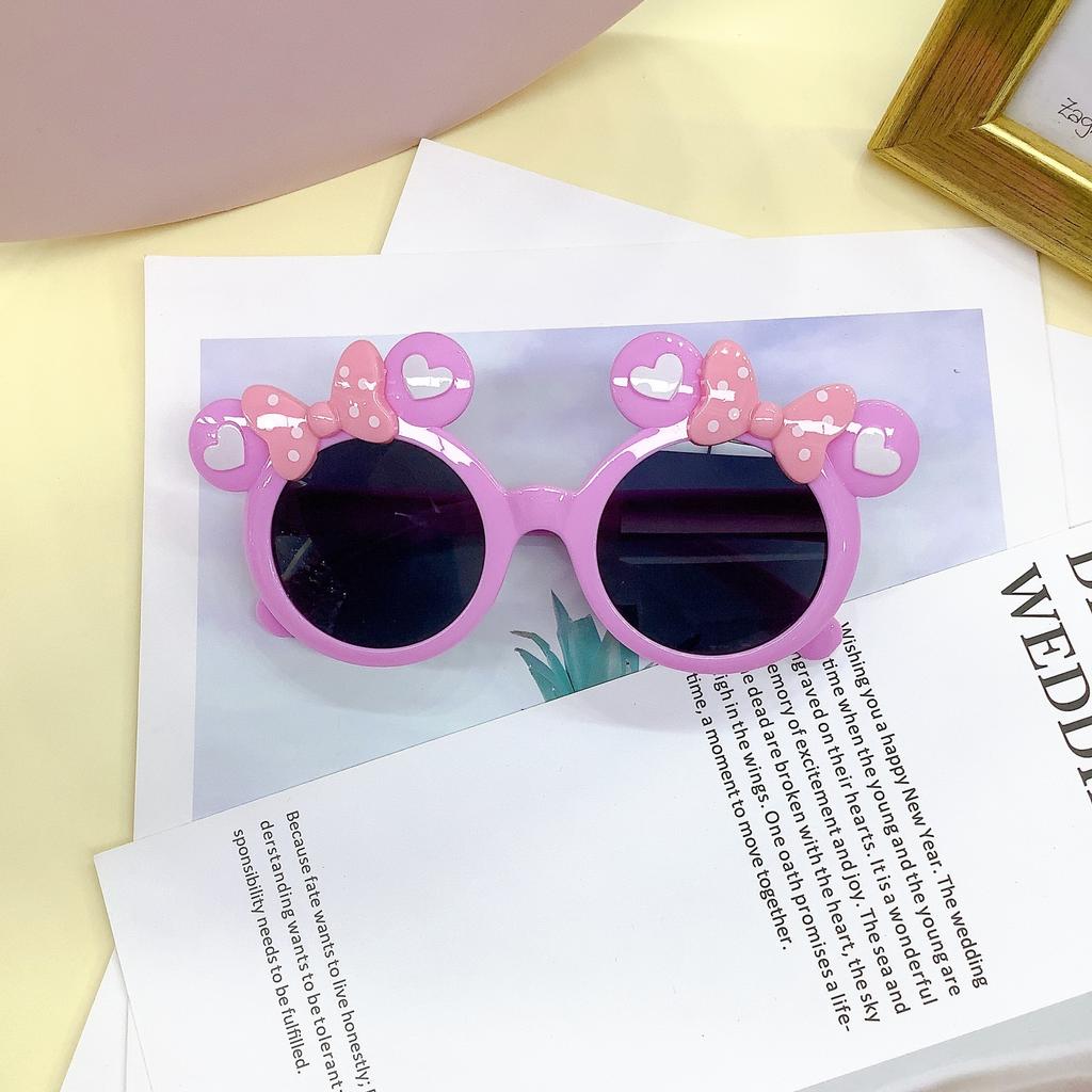 Fashionable And Cute With Cartoon Concave Design, Baby Sunglasses For Travel, UV Resistant Children's Sunshades