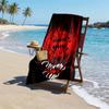 Bayern Football Fashion Beach Towel: Ideal for Summer Adventures Soft, absorbent and quick drying suitable for swimming and bathing