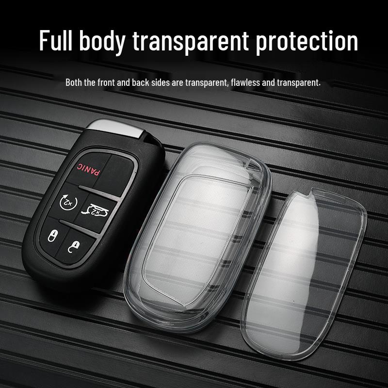 Guscio Copri Chiave Compatibile con Jeep Compass, Grand Commander, Cherokee, Renegade