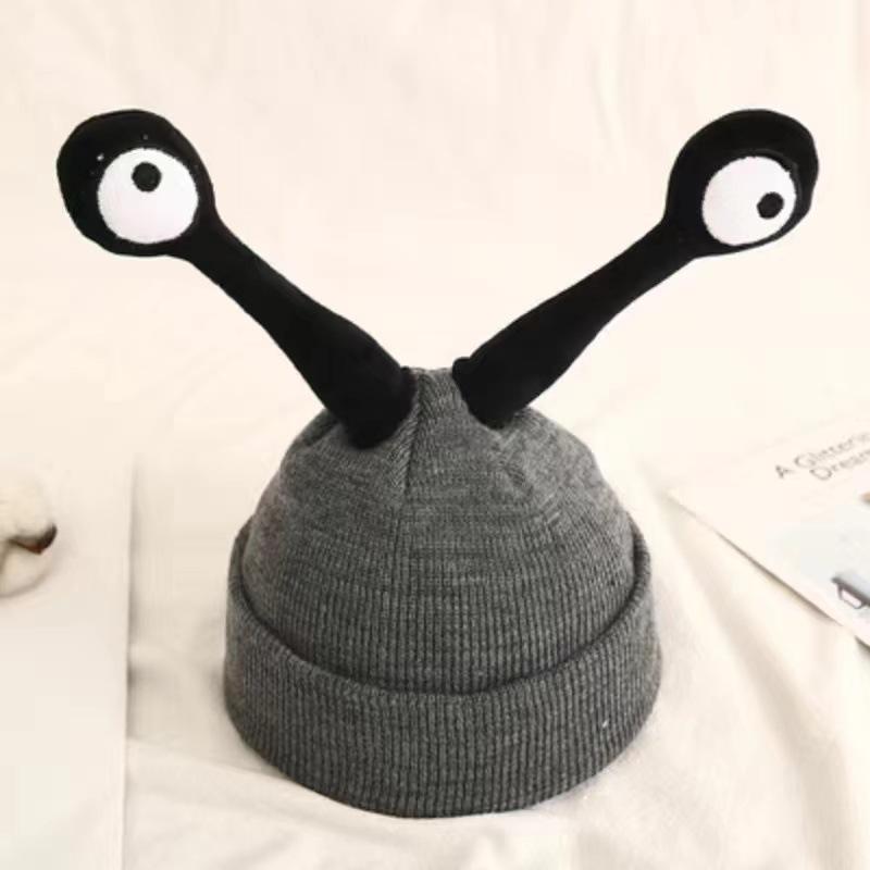 Autumn and winter new personality funny parent-child knitted hat cartoon insect tentacles wool hat trendy girl children's hat