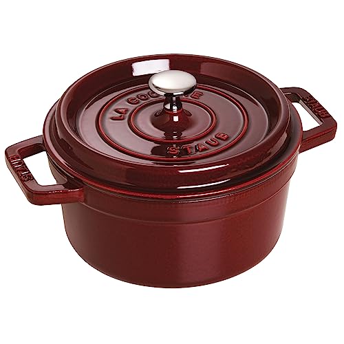 

Staub Cast Iron 2.75-qt Round Cocotte - Grenadine,
