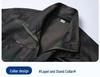 Unisex Elastic Workwear Set, Camouflage, Cotton Thread, Ideal for Welding, Auto Repair, Anti-Scald, Wear-Resistant, Labor Protective.
