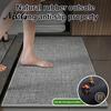 Machine Washable Mat Minimalist Bathroom Rug, Absorbent Non-Slip Floor Mat, Rectangular Door Textured Backing Rug for Home Entrance Bedroom