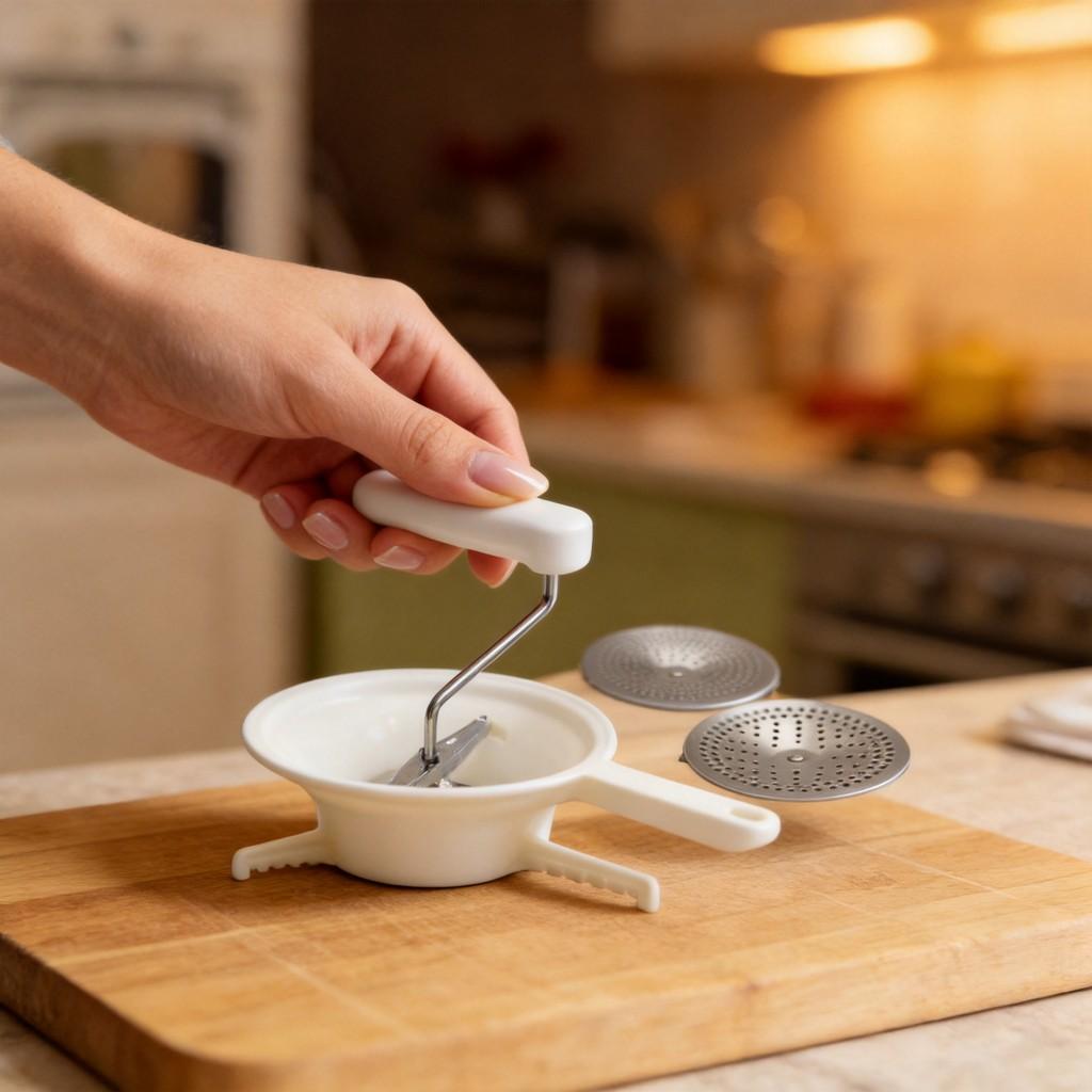 Modern Minimalist Multifunction Cheese And Vegetable Chopper With Three Discs Food Processor For Home Cooking