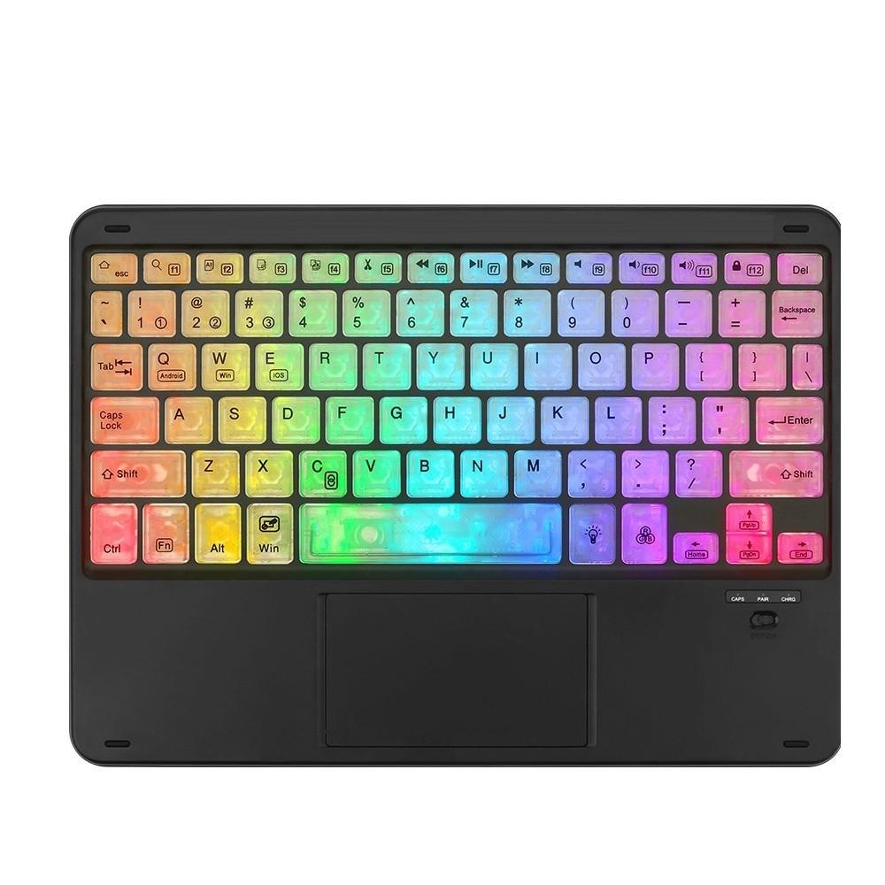 Backlit Bluetooth Keyboard Colorful Luminous Portable Keyboard Ultra Thin Wireless Keyboard  Office