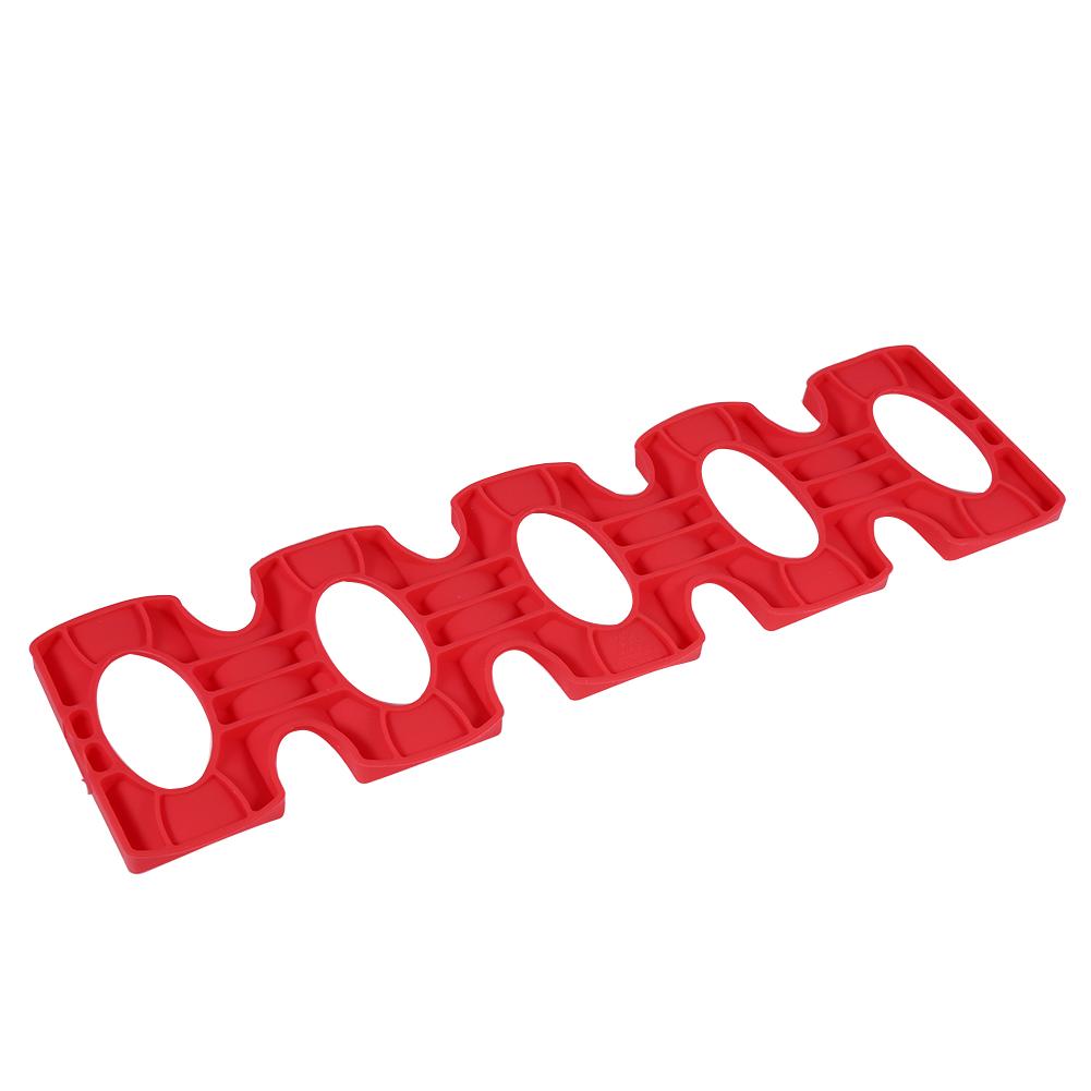 

Red Silicone Fridge Can Beer Wine Bottle Rack Holder Mat Stacking Tidy Tool Kitchen Gadgets
