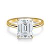 1-4CT Radiant Cut Moissanite Engagement Ring GRA Certified   CopperSolitaire Diamond Wedding Bands for Women Jewelry