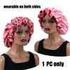 1pc Two Tone Satin Hat Silk Bonnet Satin Bonnet