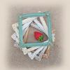 Photo Frame Nordic Style Embossment Handmade Photo Backdrop Resin INS Retro Mini Picture Display Stand Photography Prop