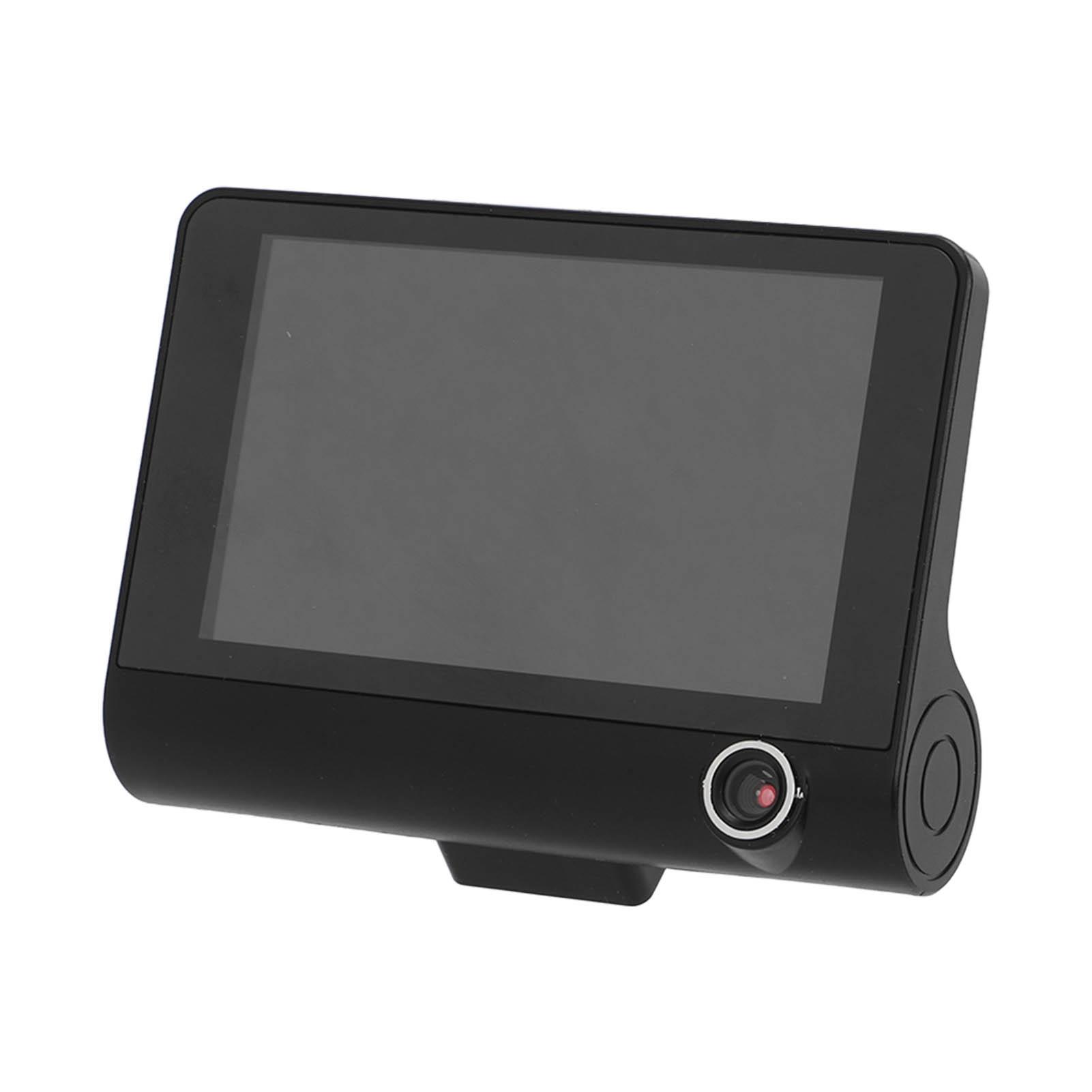 

HDR Автомобильный видеорегистратор Камера высокой четкости GPS 3 объектива Видеорегистратор для монитора